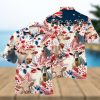 Pekingese Dog Design on Summer Leaves Aloha Hawaiian Shirt