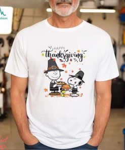 Cheap Autumn Thanksgiving With Snoopy Charlie Brown And Woodstock Peanuts Thanksgiving Shirt