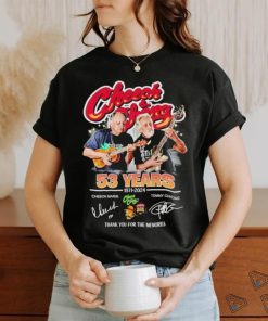 Cheech and Chong 53 years 1971 2024 thank you for the memories shirt