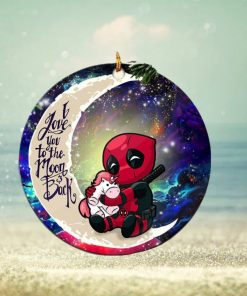 Chibi Deadpool Unicorn Toy Love You To The Moon And Back Galaxy Christmas Decorations Ornament