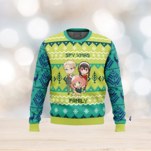 Chibi Spy X Family Ugly Christmas Sweaters For Men And Women