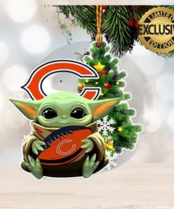 Chicago Bears 3D Logo Series Ornament