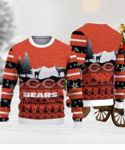 Chicago Bears Casual Ugly Christmas Sweater 3D For Fans Unique Gift For Men And Women