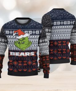 Chicago Bears Christmas Grinch Hot Trending Ugly Sweater For Fans