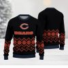 Ohio State Buckeyes Football Team Logo Custom Name Personalized Ugly Christmas Sweater Christmas Gift For Big Fans