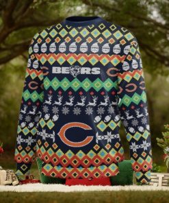 Chicago Bears Colorful Ugly Christmas Sweater