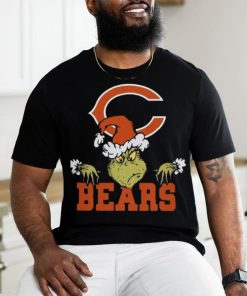 Chicago Bears Grinch Funny Black T Shirt Sweatshirt For Fans