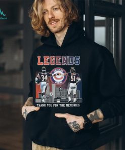 Chicago Bears Legends Thank You For The Memories Unisex T Shirt