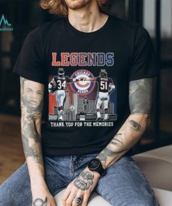 Chicago Bears Legends Thank You For The Memories Unisex T Shirt