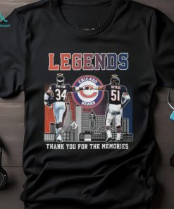 Chicago Bears Legends Thank You For The Memories Unisex T Shirt