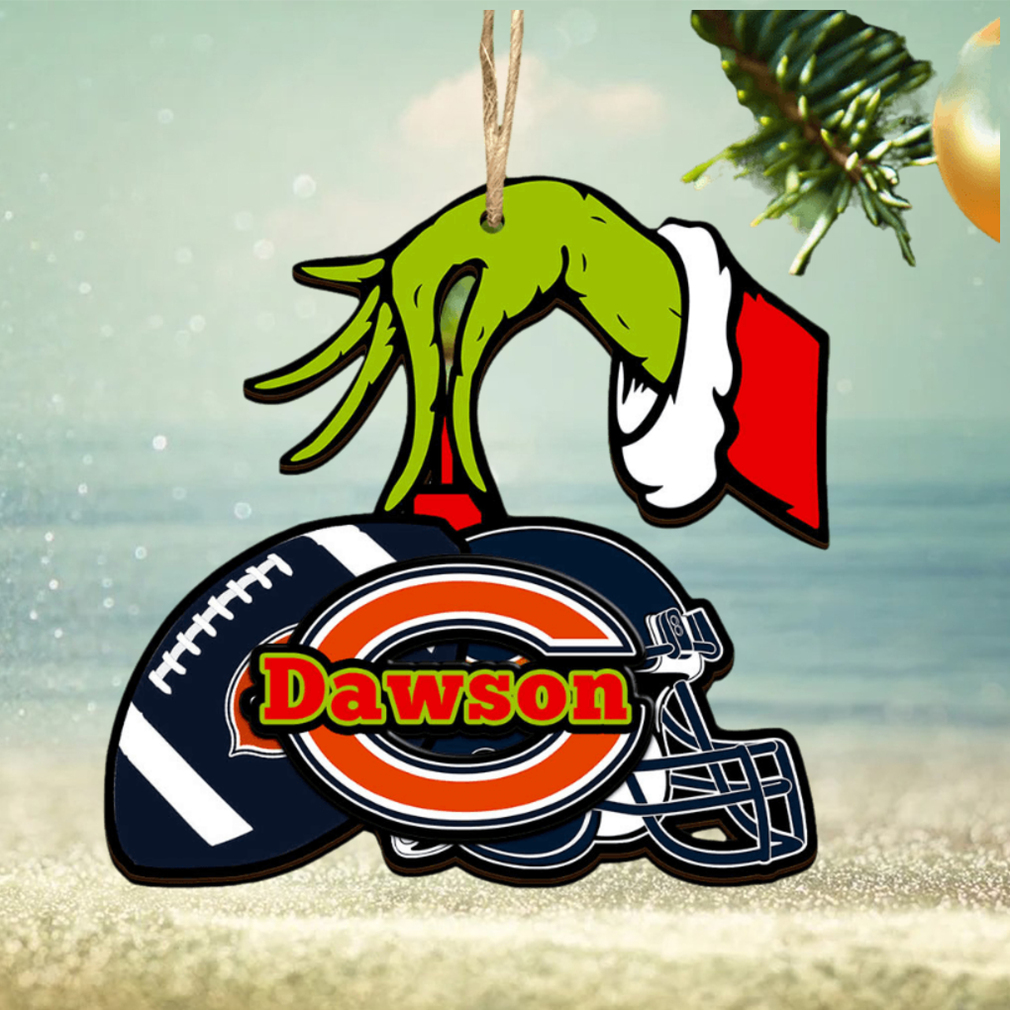 Chicago Bears NFL Grinch Personalized Ornament SP121023102ID03 Chicago Bears NFL Grinch Personalized Ornament SP121023102ID03