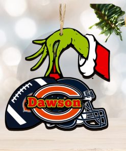 Chicago Bears NFL Grinch Personalized Ornament SP121023102ID03