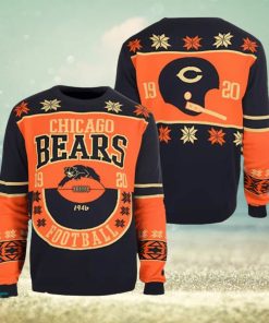 Chicago Bears NFL Retro Cotton Ugly Christmas Sweater