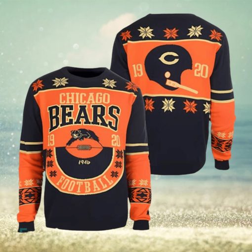 Chicago Bears NFL Retro Cotton Ugly Christmas Sweater