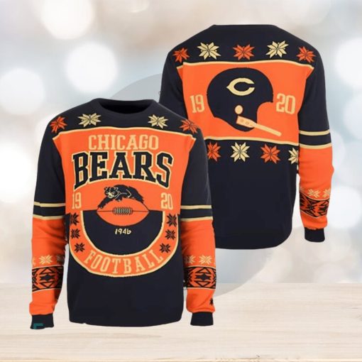 Chicago Bears NFL Retro Cotton Ugly Christmas Sweater