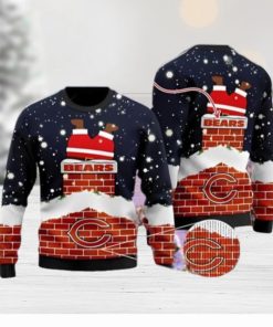 Chicago Bears Santa Claus Personalized Ugly Christmas Sweater Nice Gift For Everyone