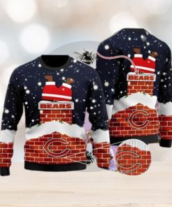 Chicago Bears Santa Claus Personalized Ugly Christmas Sweater Nice Gift For Everyone