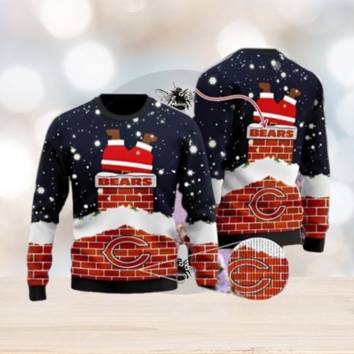 Chicago Bears Santa Claus Personalized Ugly Christmas Sweater Nice Gift For Everyone