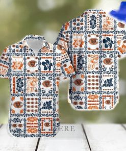 Chicago Bears Trendy Hawaiian Shirt And Short For Men Gift, Short Beach For Family Christmas