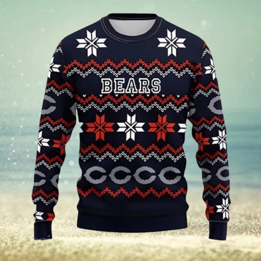 Chicago Bears Ugly Christmas Sweater 3D Gift For Fans