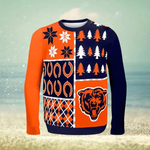 Chicago Bears Ugly Christmas Sweater Full Print For Chicago Bears Fans