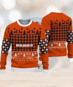 Chicago Bears Ugly Christmas Xmas Sweater Gather Gift Mens Women