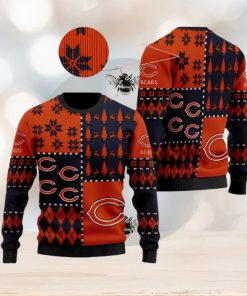 Chicago Bears Ugly Sweater Vintage Xmas 3D Ugly Christmas Sweater