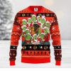 Santa And Snowman Snow Village Ugly Christmas Sweater Unique Gift For Men And Women