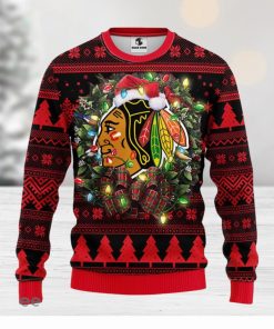 Chicago Blackhawks Christmas Ugly Sweater