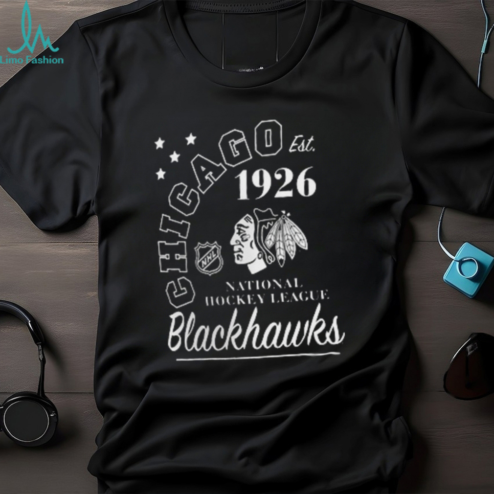 Men's Heathered Gray Chicago Blackhawks Classic Fit T-Shirt