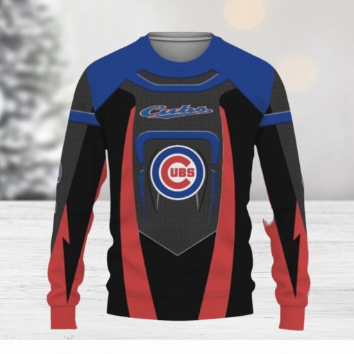 Chicago Cubs Champion Football Sport Spirit Team Knitted Xmas Sweater Gift Holidays