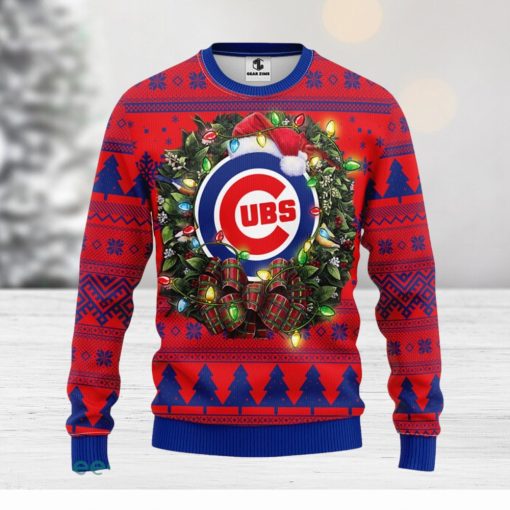 Chicago Cubs Christmas Ugly Sweater