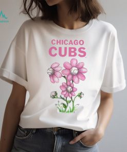 Chicago Cubs Tiny Turnip Infant Blooming Baseballs T Shirt