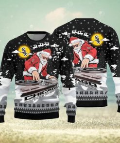 Chicago White Sox Christmas Funny DJ Santa New Style Knitted Sweater