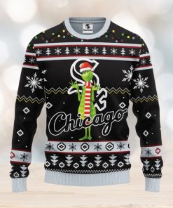 Chicago White Sox Funny Grinch Christmas Ugly Sweater 3D Christmas Xmas Sweater