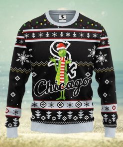 Chicago White Sox Funny Grinch Christmas Ugly Sweater 3D Christmas Xmas Sweater