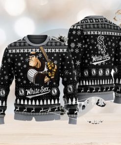 Chicago White Sox Logo Cute Christmas Gift Ugly Christmas Sweater For Fans