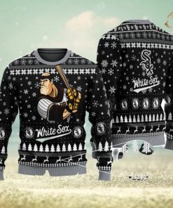 Chicago White Sox Logo Cute Christmas Gift Ugly Christmas Sweater For Fans