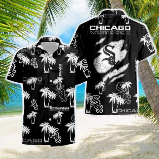 Chicago White Sox Palm Tree Pattern Hawaiian Shirt For Men And Women Gift Beach Holiday