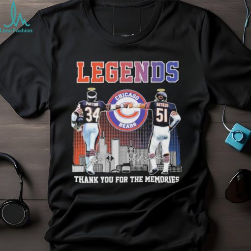 Chicago bears legends payton and butkus memories shirt