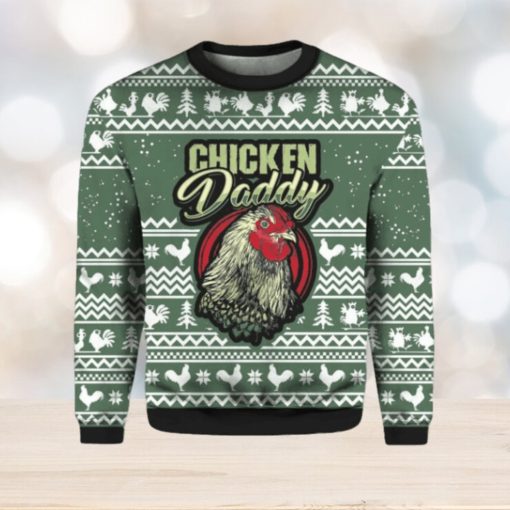 Chicken Daddy Ugly Christmas Sweater