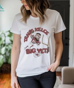 Chiefs travis kelce big yetI Football player T shirt