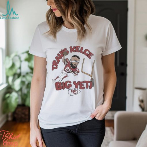 Chiefs travis kelce big yetI Football player T shirt