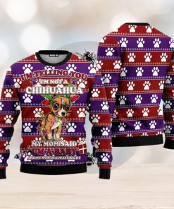 Chihuahua Dog Baby Christmas Ugly Christmas Sweater For Men And Women