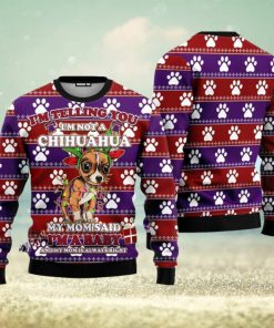 Chihuahua Dog Baby Christmas Ugly Christmas Sweater For Men And Women