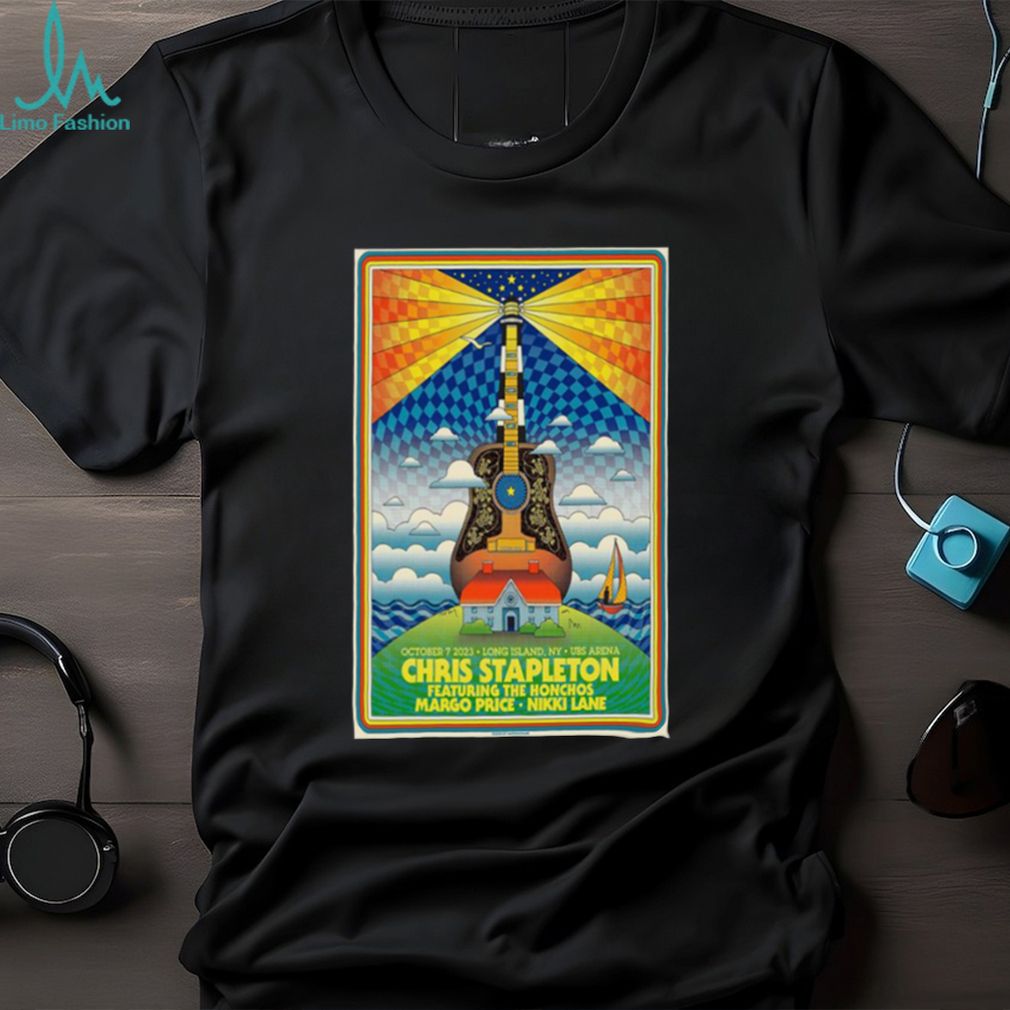Chris stapleton tour 2023 october 07 long island ny poster shirt Chris stapleton tour 2023 october 07 long island ny poster shirt