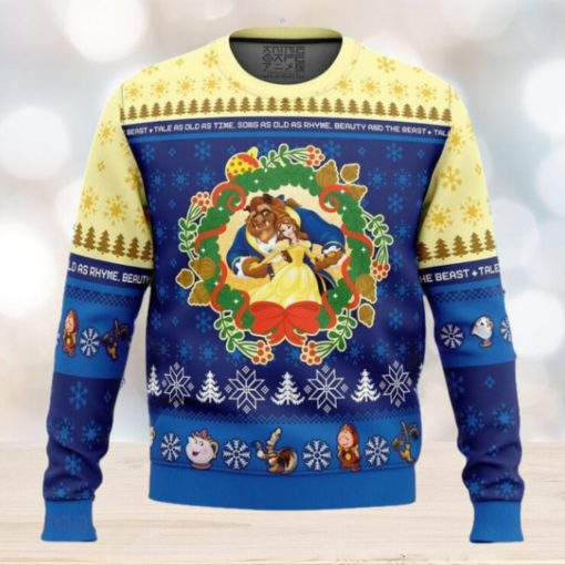 Christmas Beauty and the Beast Disney Ugly Christmas Sweater Best Gift For Men And Women