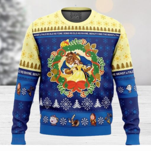 Christmas Beauty and the Beast Disney Ugly Christmas Sweater Best Gift For Men And Women