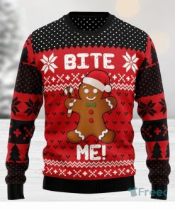 Christmas Bite Me Ugly Christmas Sweater 3D Printed Christmas Sweater