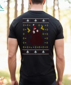 Christmas Cat Holding Gun shirt
